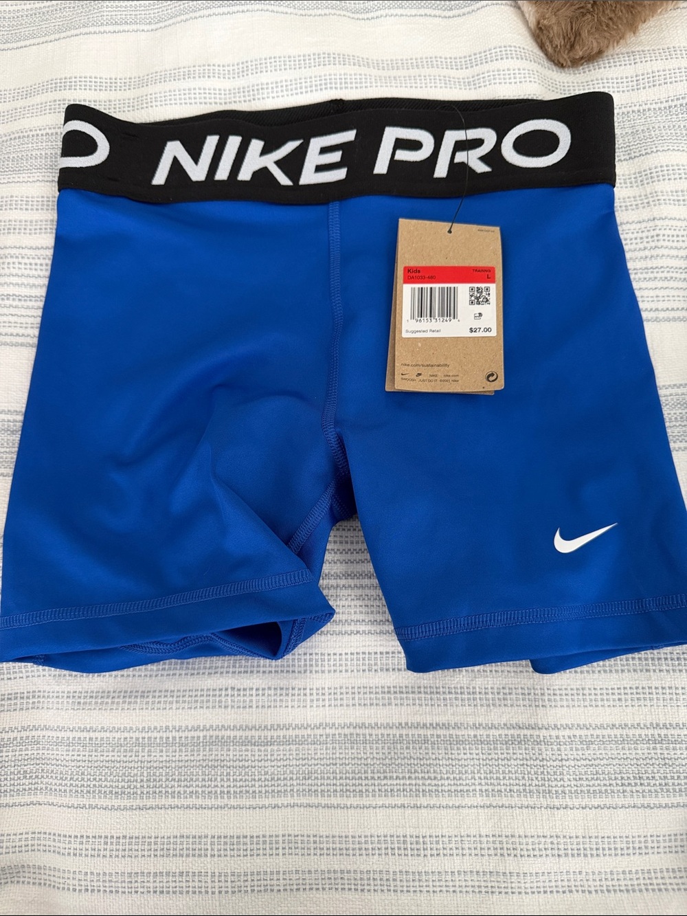 Nike Pros Compression Shorts with Black Waistband